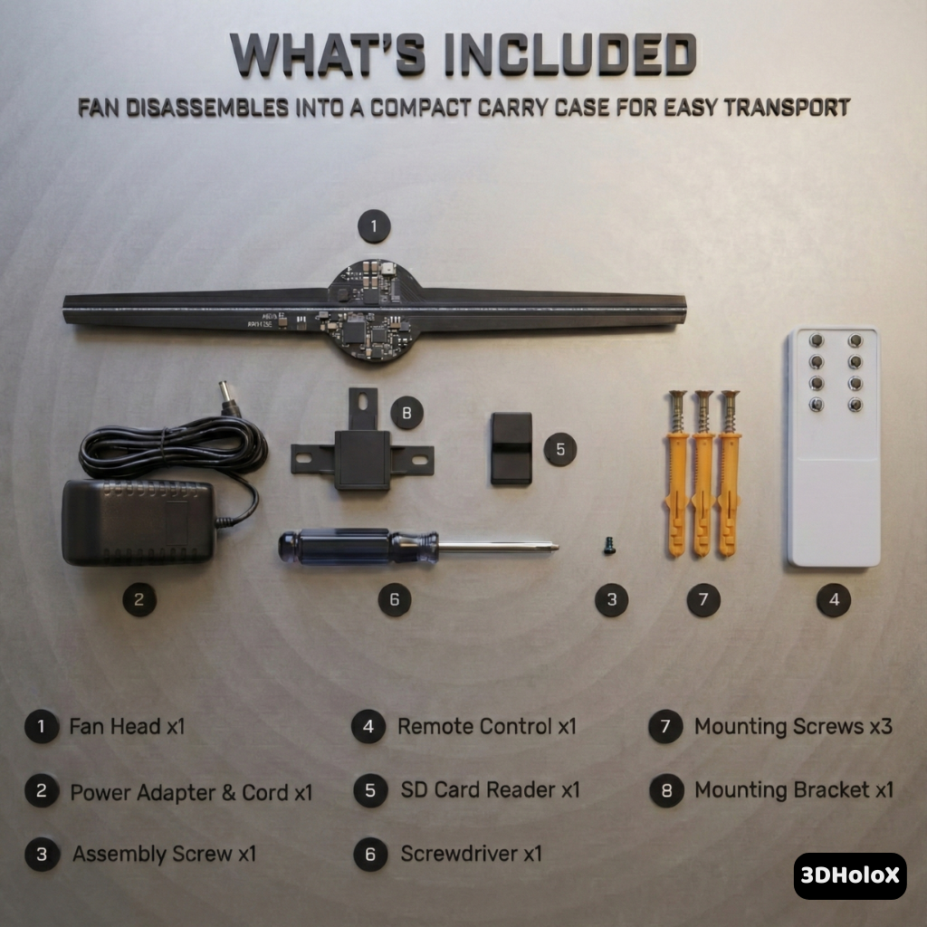 3DHoloX™ - HOLOGRAM FAN (16.5" EDITION)