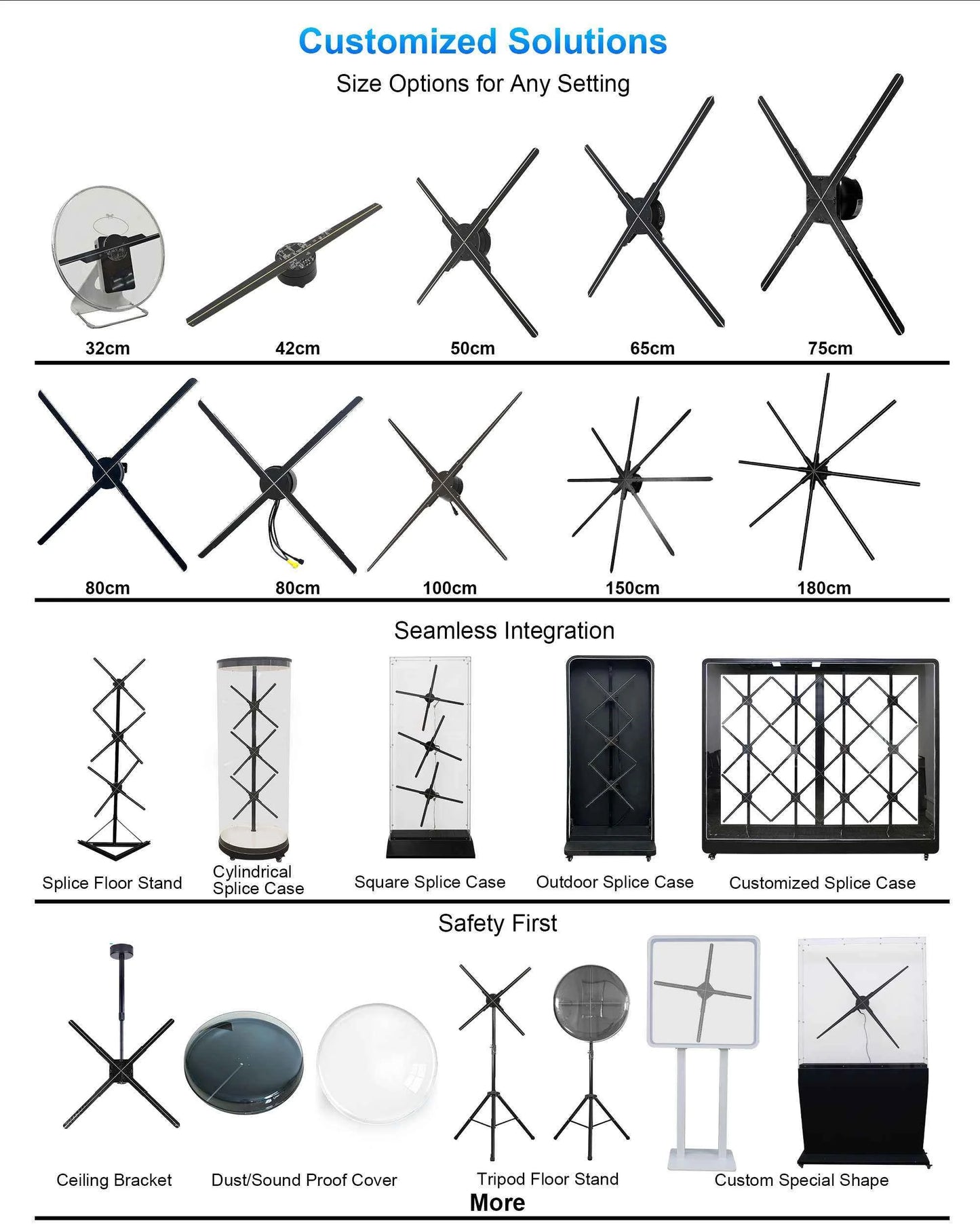 3DHoloX™ - HOLOGRAM FAN (19.5" Edition)