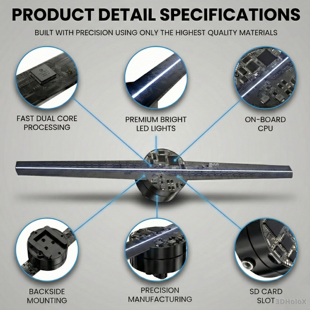 3DHoloX™ - HOLOGRAM FAN (16.5" EDITION)