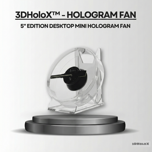 3DHoloX™ - HOLOGRAM FAN (5" EDITION)