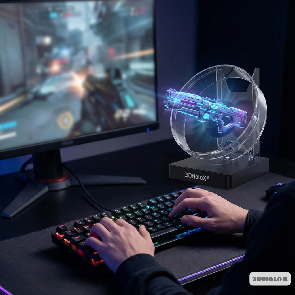 3DHoloX™ - HOLOGRAM FAN (5" EDITION)