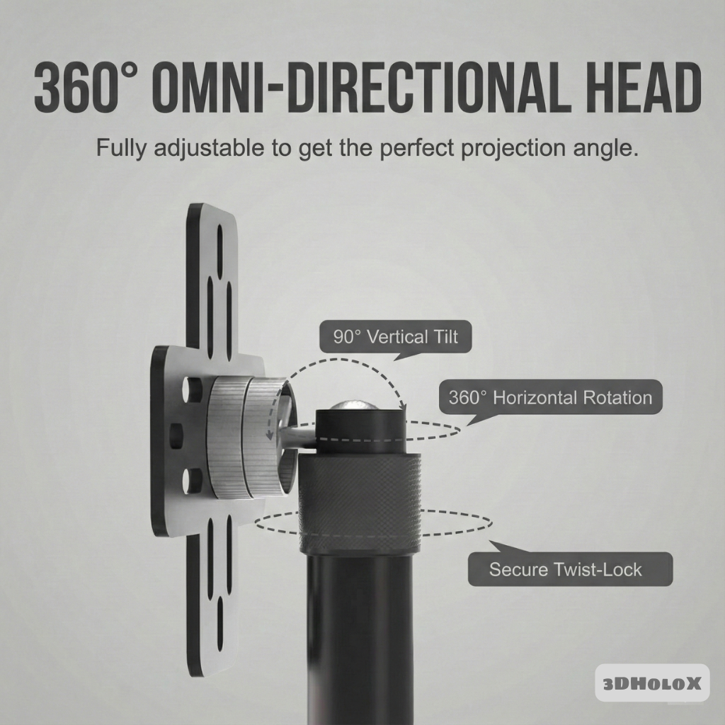 3DHoloX™ - UNIVERSAL EXTENSION MOUNT